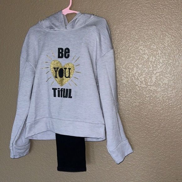 Limited too 2 piece hooded sweatshirt and jeggings size 6x - Picture 1 of 8